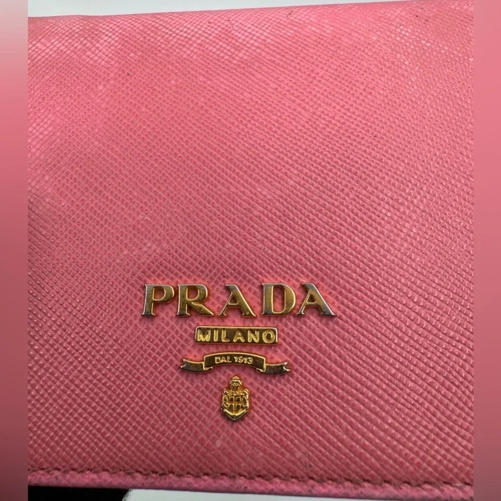 Prada Pink Women's Wallet | Fair Condition